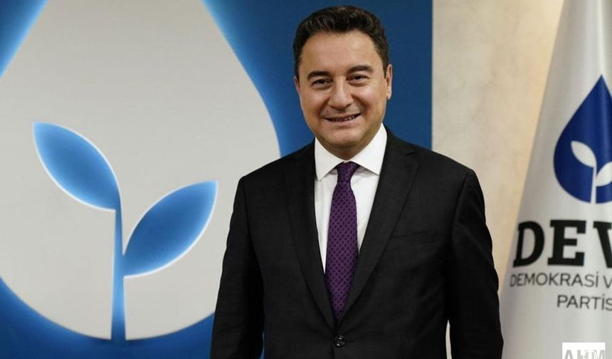Deva Partisi Genel Başkanı Ali Babacan Adana'ya Geliyor