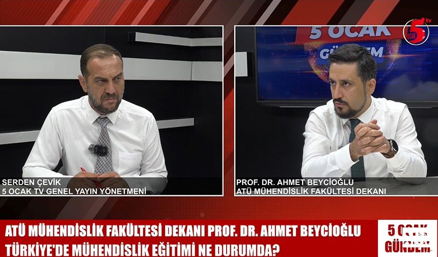Prof. Dr. Beycioğlu "İnşaat Mühendisliği Fakülteleri, Tıp Fakülteleri Kadar Önemli"