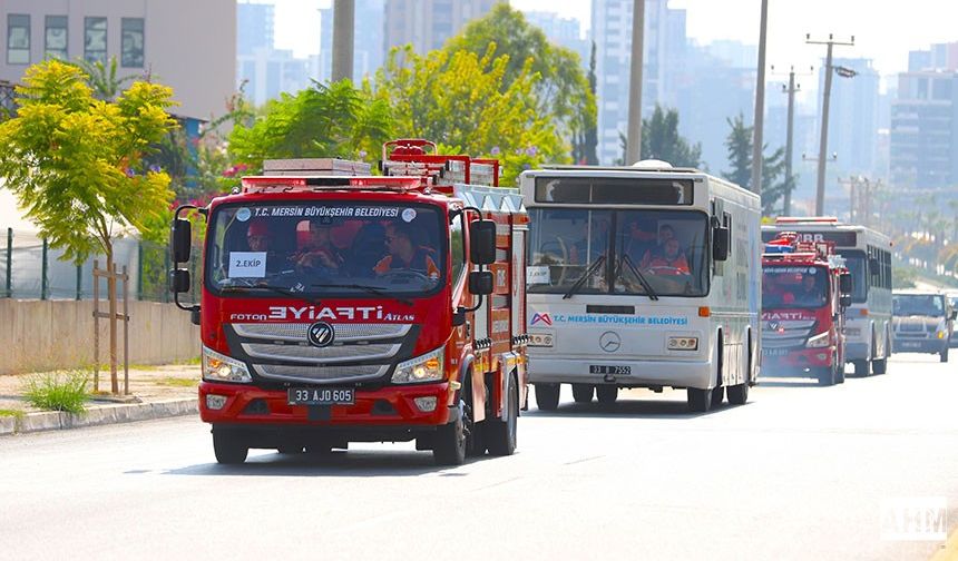 Mersin Büyükşehir’den Her Detayı Düşünülmüş Deprem Tatbikatı