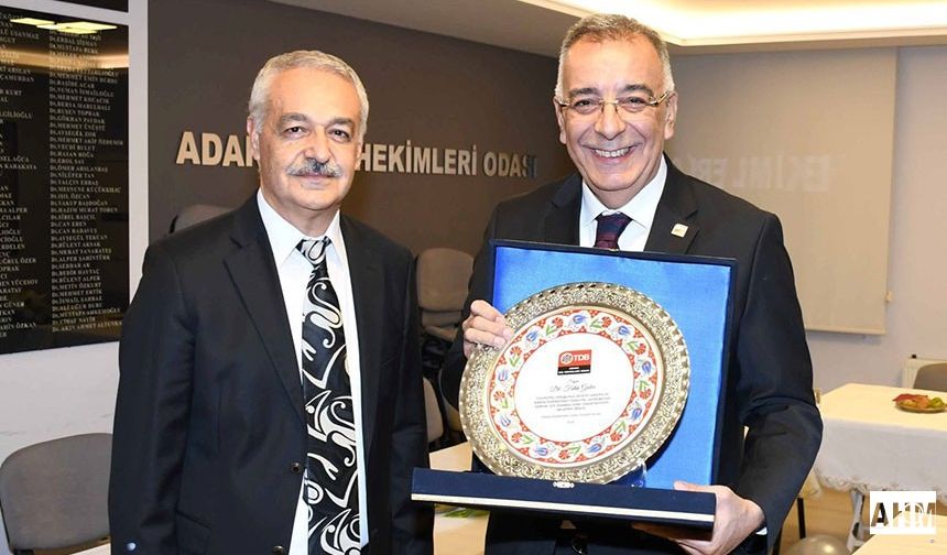 TDB Başkanı Fatih Güler Adana Diş Hekimleri Oda Başkanlığına Veda Etti