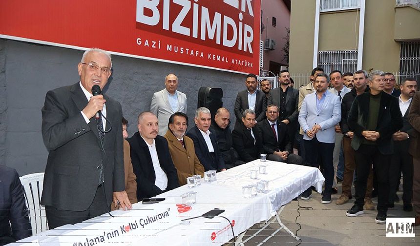 Çukurova'da "MHP" İzdihamı; Yeni İlçe Başkanı Mehmet Şahin'e Miting Gibi Tanıtım