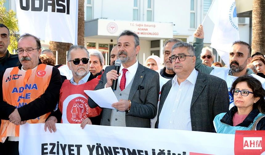 Adana Tabip odasının Yönetmelik Tepkisi Sürüyor