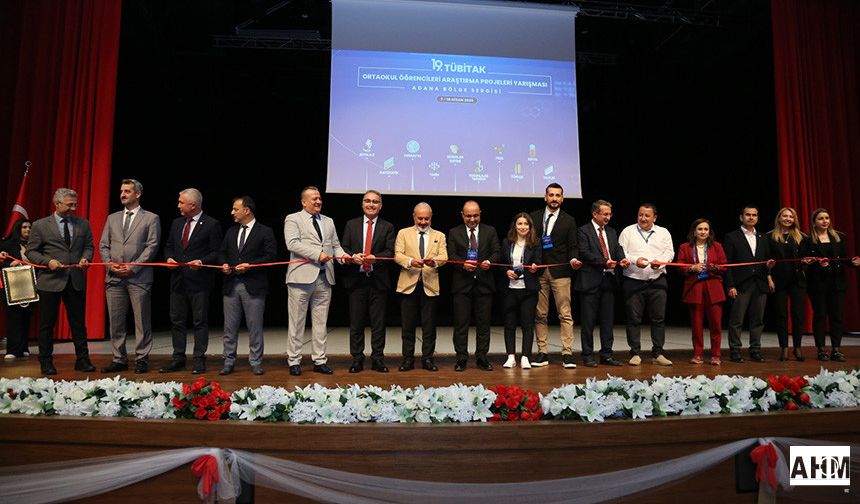 TÜBİTAK Ortaokul Adana Bölge Yarışması Sergisi'nin Açılış Töreni Yapıldı