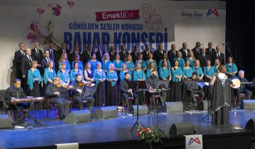 Mersin'de Gönülden Sesler Korosundan ‘Bahar’ Ziyafeti