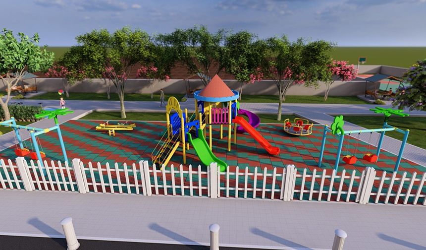 Doğankent'te "Kışla Park" Yüreğir Belediyesince Başlandı!