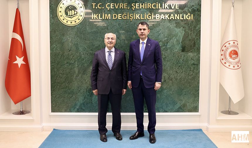 Adana Valisi Köşger'den Bakan Kurum’a Ziyaret