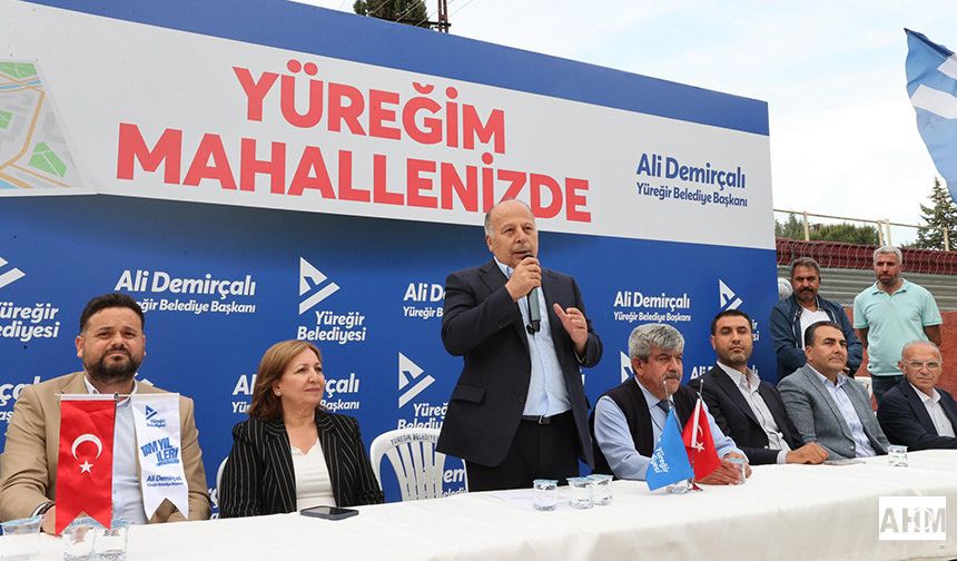 Başkan Ali Demirçalı PTT Evleri Mahallesi’nde Vatandaşlarla Buluştu