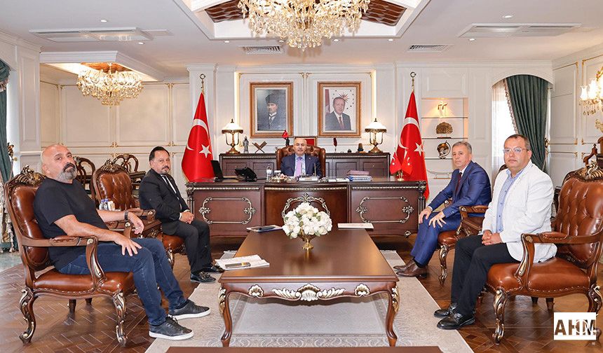 Başkan Bilal Uludağ’dan Vali Köşger’e Ziyaret: Gündem Kongre ve Spor Merkezi