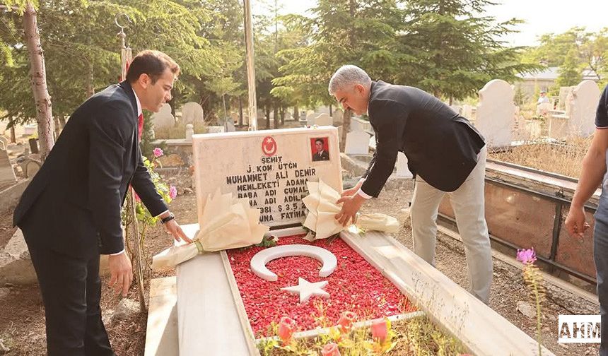 Pozantı’da Bayram Arifesinde Şehit Kabirleri Ziyaret Edildi