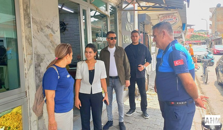 Av. Sevil Aydar Yıldız'dan Balıkçı Pasajı Esnafına Geçmiş Olsun Ziyareti