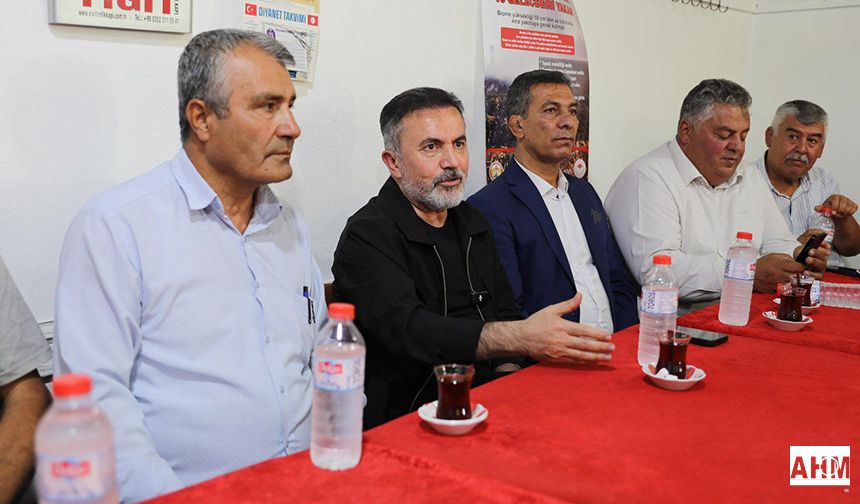 AK Parti İl Başkanı Tamer Dağlı, Tufanbeyli’de Vatandaşlarla Buluştu