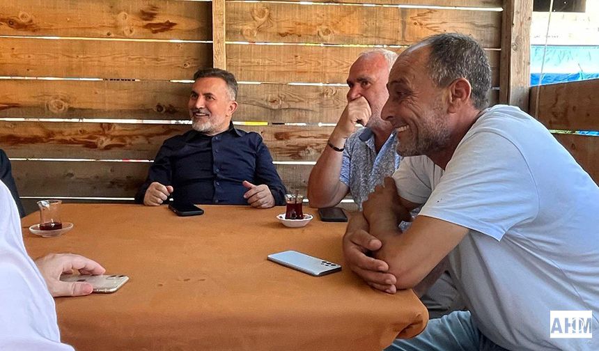 AK Parti İl Başkanı Tamer Dağlı, Feke-Mansurlu’da Vatandaşlarla Buluştu