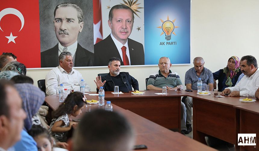 Tamer Dağlı, Tufanbeyli’de Teşkilat Mensuplarıyla Buluştu