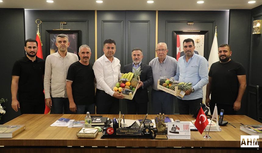 Tamer Dağlı “Sebze Hali Yönetimine Nazik Ziyaretlerinden Dolayı Teşekkür Ediyorum”