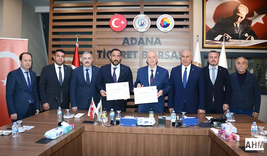 Adana Ticaret Borsası ile Sivas TB Kardeş Borsa oldu