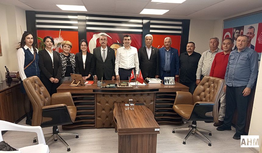 CHP Karataş İlçe Örgütünden CHP İl Başkanlığı’na Hayırlı Olsun Ziyareti