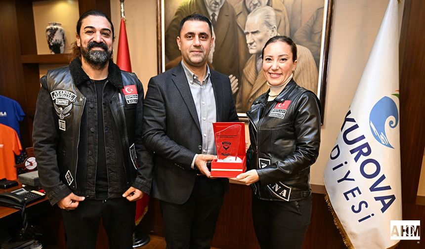Başkan Emrah Kozay, Anadolu Kartalları Motosiklet Kulübü’nü Ağırladı