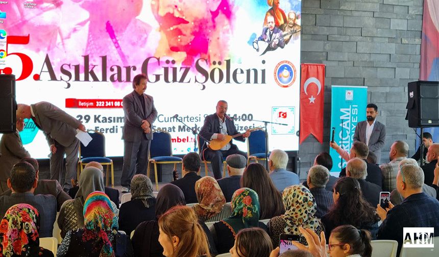 Sarıçam'da 5. Aşıklar Güz Şöleni Coşkusu