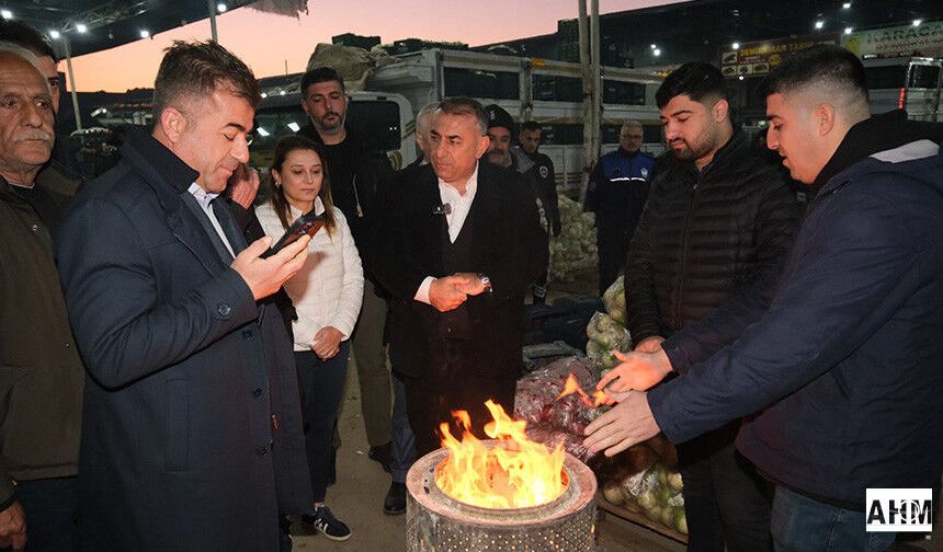 Başkan Vekili Güngör Geçer’den Hal Esnafına Sabah Ziyareti