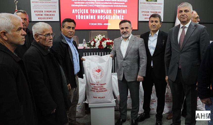 Adana’da Ayçiçeği Üretimine Güçlü Destek