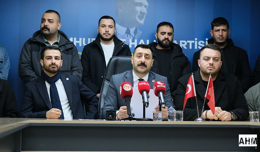 CHP Gençlik Kolları Başkanı Tanık "Baskıya Karşı Direneceğiz"