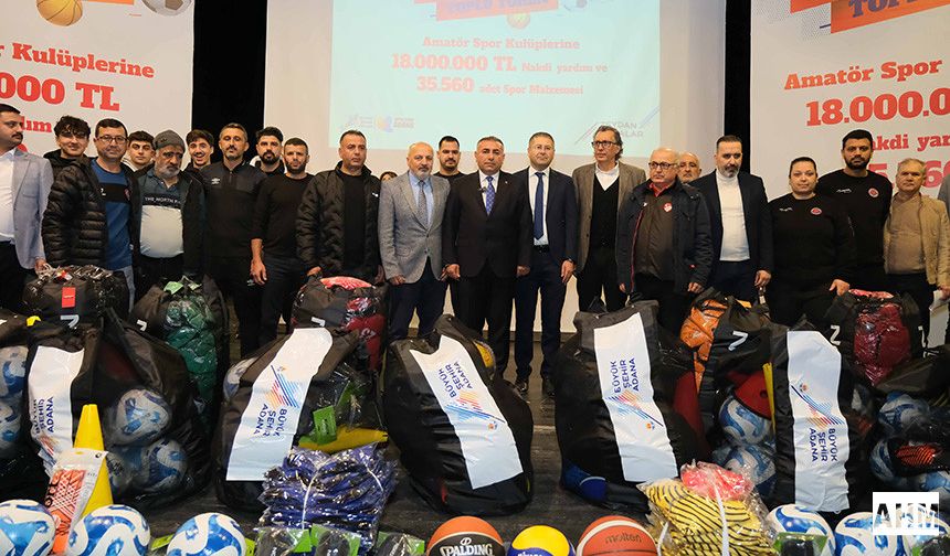 Adana Büyükşehir Belediyesi’nden Amatör Spor Kulüplerine Destek