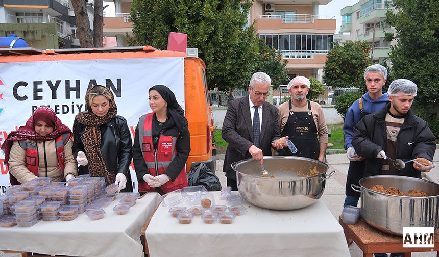 Ceyhan Belediyesi’nden 6 Şubat Depremleri Anısına Helva İkramı