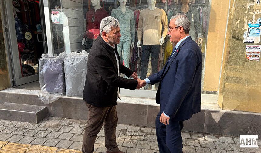 Ali Bedrettin Karataş Çarşı Esnafını Ziyaret Etti