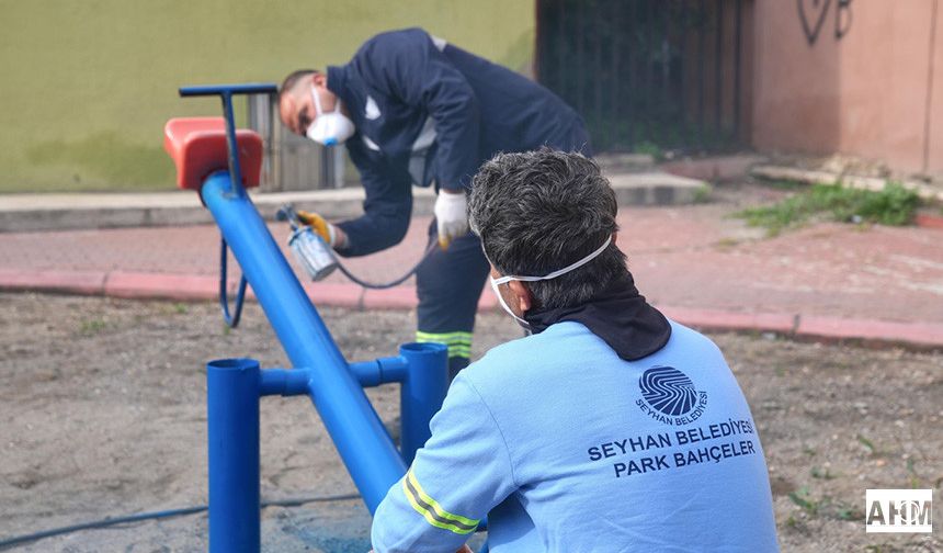 Seyhan'da Parklar Yenileniyor