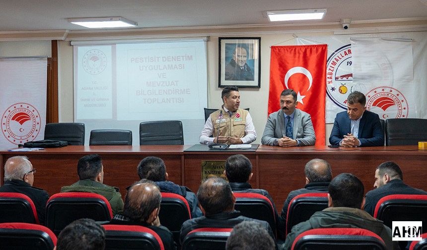 Tarım ve Orman Müdürlüğünde "Pestisit" Toplantısı