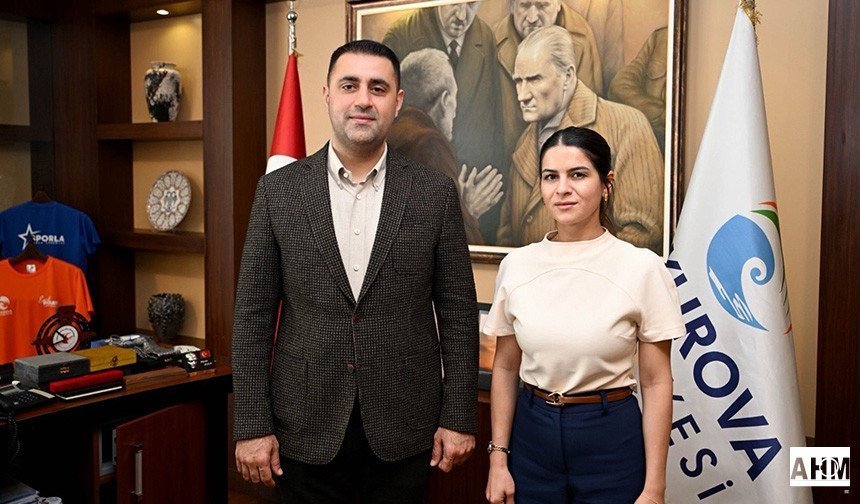 Başkan Emrah Kozay, Sevil Aydar Yıldız'ı Konuk Etti