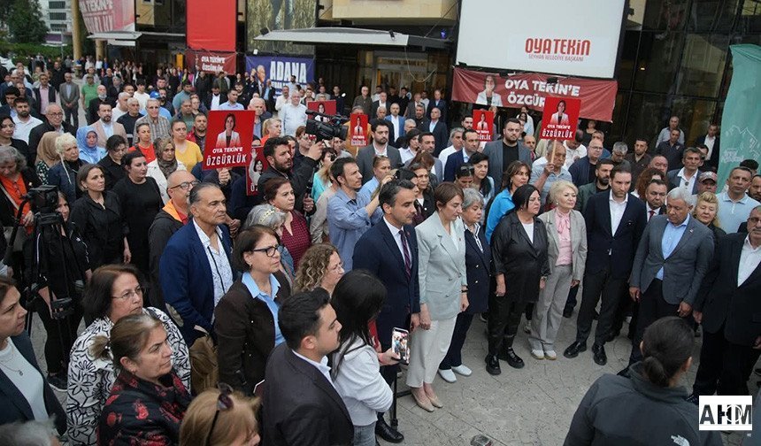 Adana’da Ortak Ses: “Oya Tekin Serbest Bırakılsın”