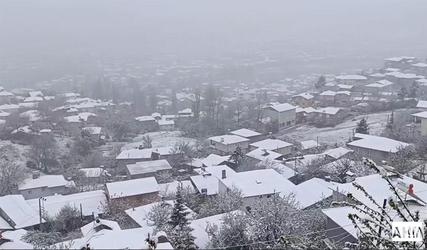 Akçatekir’de "Kar" Sürprizi
