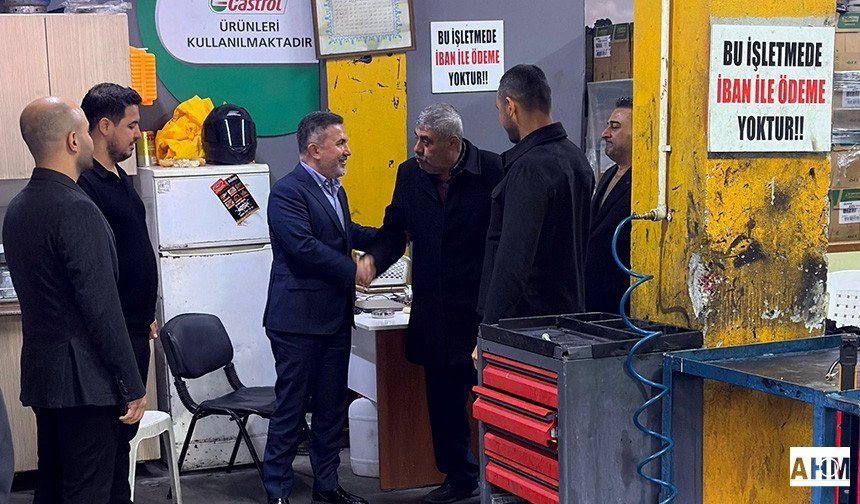 Başkan Dağlı’dan Oto Sanayi Sitesi Esnafına Ziyaret