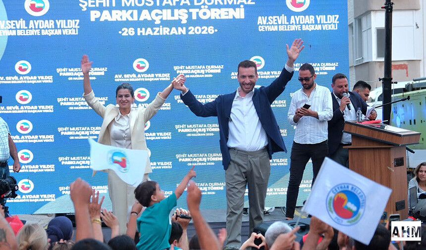 Ceyhan Belediyesi Şehit Mustafa Durmaz Parkı Hizmete Açıldı
