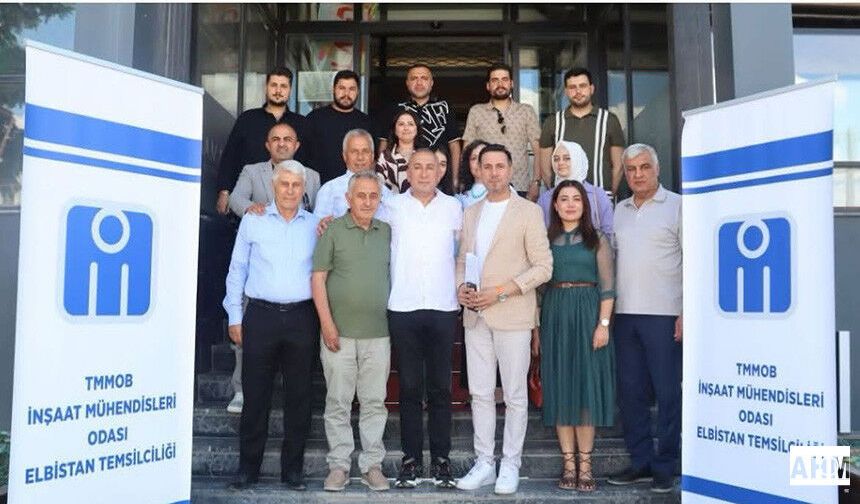 İnşaat Mühendisleri Odası’ndan Elbistan’da Toplantı